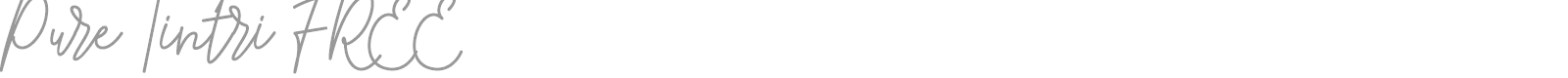 Pure Tintri font preview